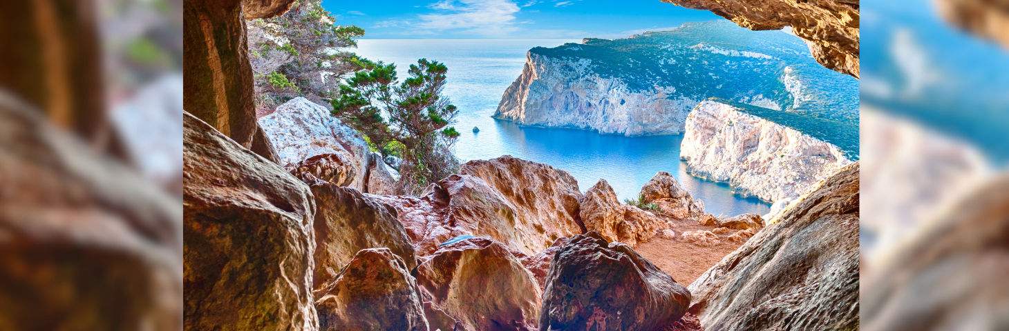 Image of Sardinian coast. 