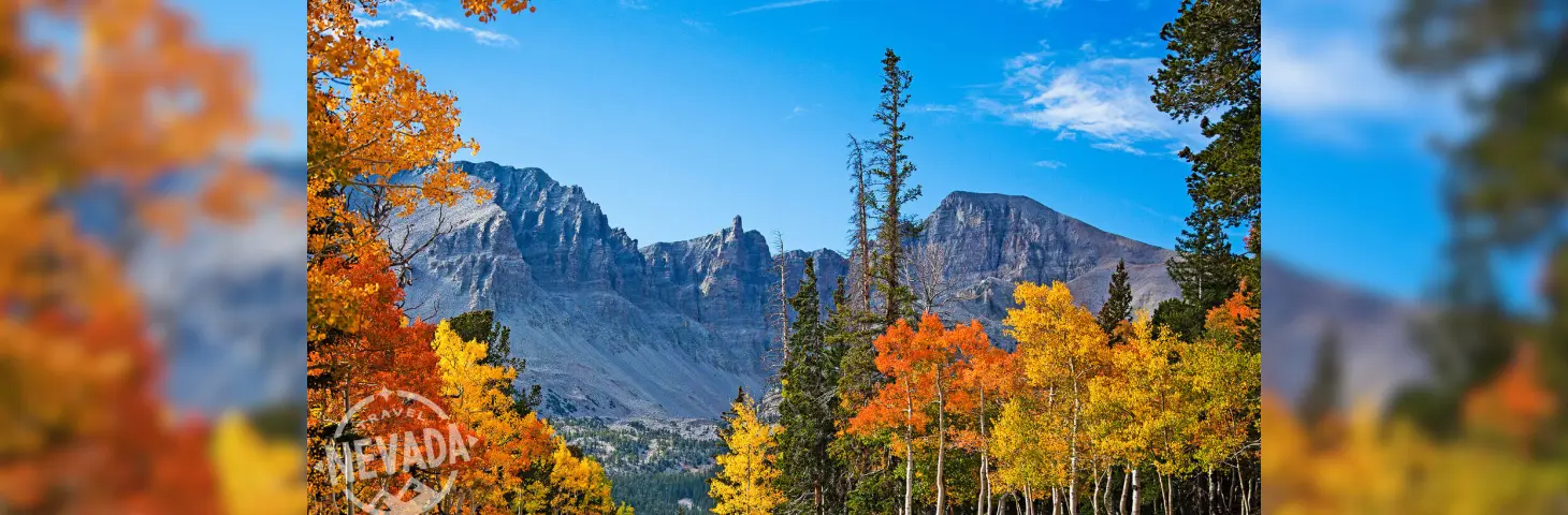 Image of the Nevada mountainscape during autumn