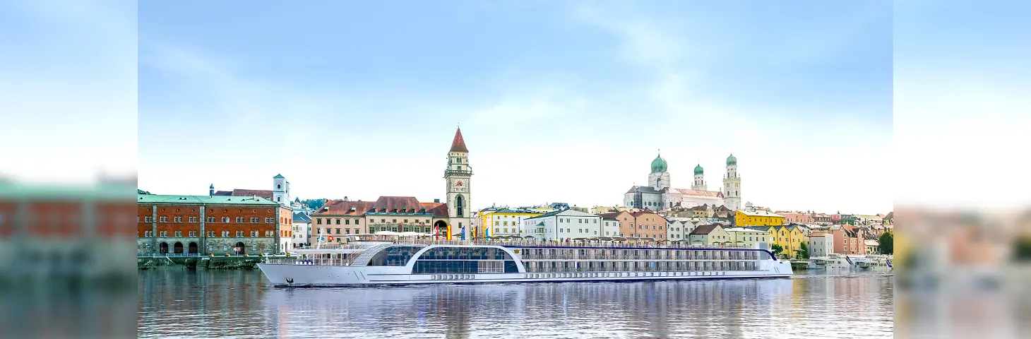 Image of the AmaMagna docked in Budapest