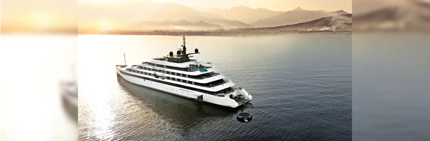 Emerald Azurra at sea in Corsica. 1